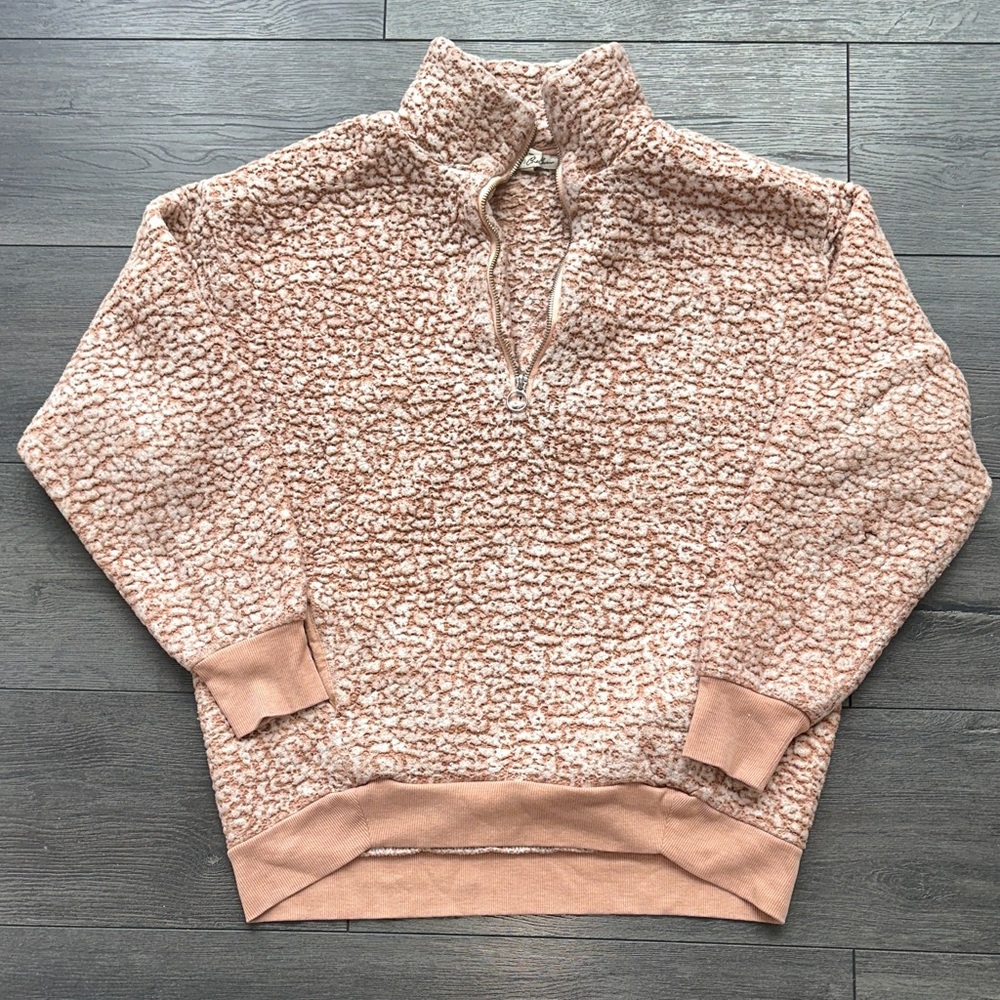 Express Women's Textured Zip Up Sweater